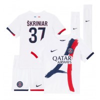 Camisa de Futebol Paris Saint-Germain Milan Skriniar #37 Equipamento Secundário Infantil 2024-25 Manga Curta (+ Calças curtas)